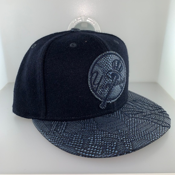 snakeskin fitted hats